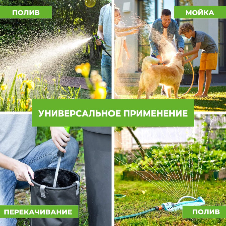Насос аккумуляторный для полива из бочки Greenworks 24V G24SWP 3401007UA