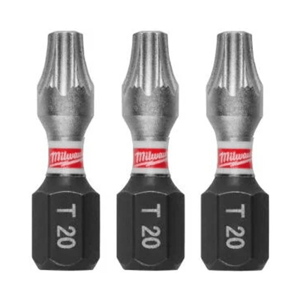Бита Milwaukee Shockwave TX20 25мм 3шт  4932500363