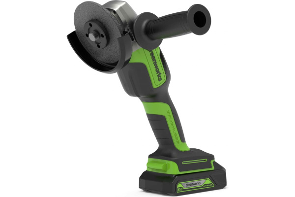 Болгарка аккумуляторная Greenworks GD24AGK2 3200207UA