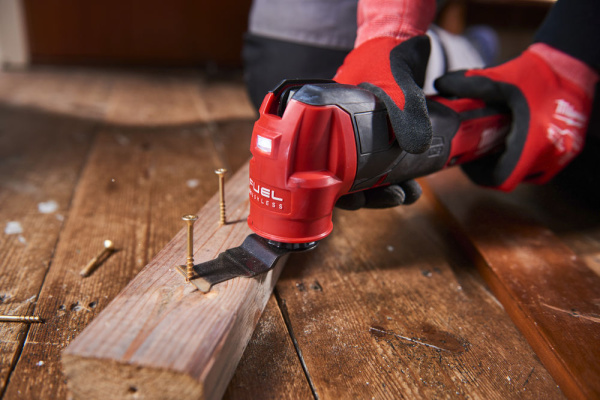 Полотно биметаллическое 35 мм по древесине с гвоздями Milwaukee 48906021