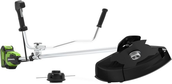 Триммер аккумуляторный Greenworks 40V GD40BCB (1хАКБ 5Ач и ЗУ) 40 см 2105707UG