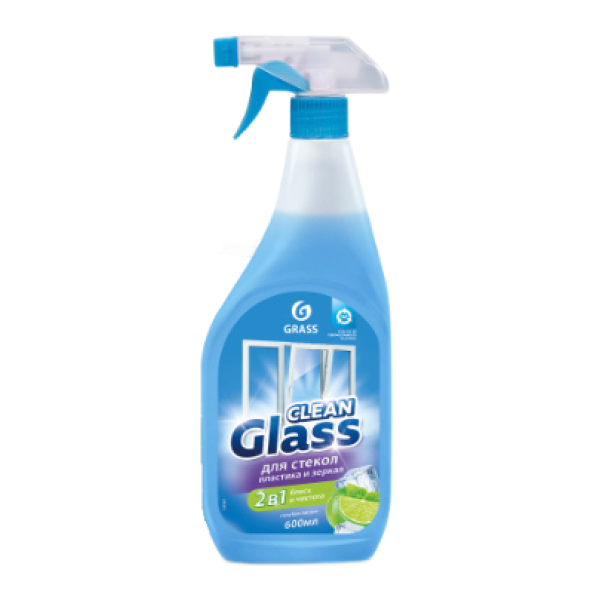 Очиститель стекол и зеркал Grass Clean Glass голубая лагуна, 600 мл 125247