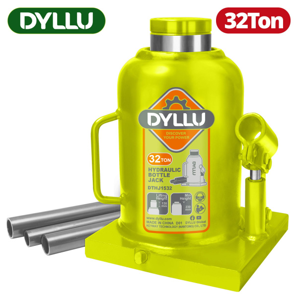 Домкрат гидравлический бутылочный 32т DYLLU DTHJ1532 DTHJ1532