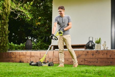 Триммер-газонокосилка RYOBI RY18LMC30A-0 система ONE + 5133005917