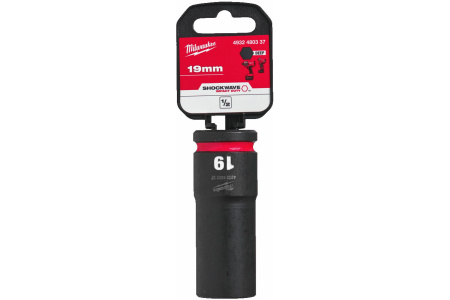 Головка ударная удлиненная Milwaukee ShW 19 мм 1/2" 4932480337