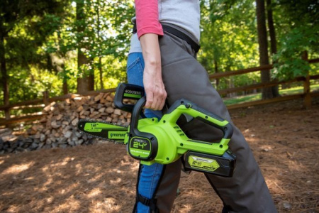 Цепная пила аккумуляторная Greenworks 24V GD24CS30 2007007UA Цепные пилы