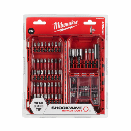 Набор бит Milwaukee Shockwave Impact duty 70 предметов (замена для 4932471587) 4932492007