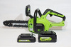 Цепная пила аккумуляторная Greenworks 24V G24CS25K4 (1хАКБ 4Ач и ЗУ) 25см 2007707UB Цепные пилы