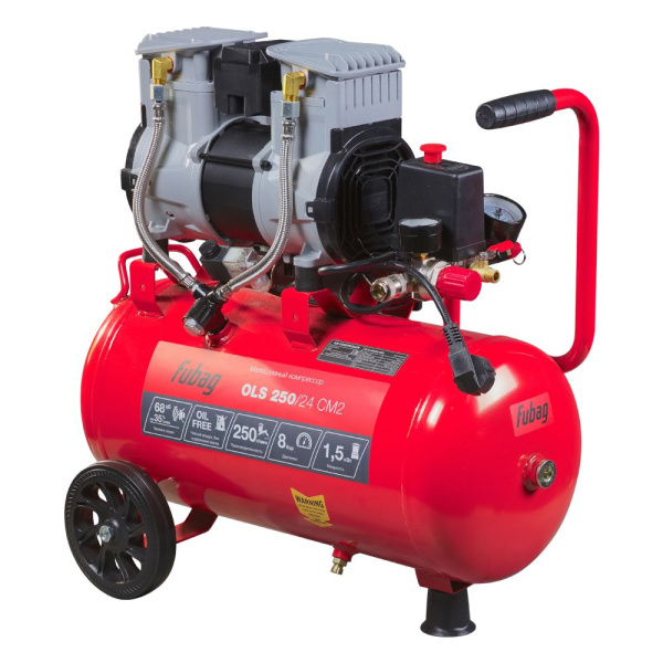 Компрессор безмасляный коаксиальный малошумный FUBAG OLS 250/24 CM2 646070