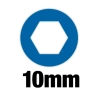 Отвертка торцевая магнитная Milwaukee HOLLOWCORE™ сквозная SW10 (отверстие под М6) (замена для 48222536) 4932479889