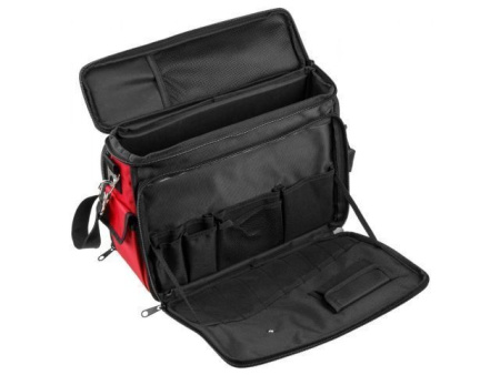 Сумка для инструмента WORTEX WB 4030 нейлон, 390x210x310 мм, вес до 30 кг (Общее кол-во отсеков: 39) 323170