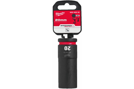 Головка ударная удлиненная Milwaukee ShW 20 мм 1/2" 4932480338