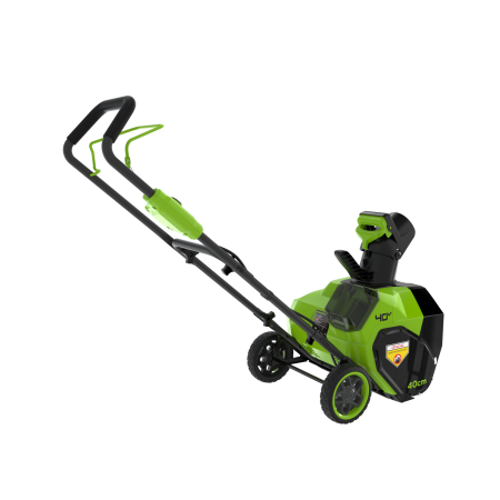 Снегоуборщик аккумуляторный Greenworks 40V G40ST40 (1хАКБ 4Ач и ЗУ) 40см 2603607UB