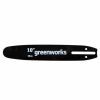 Шина сменная для высоторезов-сучкорезов и цепных пил Greenworks 25 см 29577