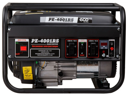 Генератор бензиновый ECO PE-4001RS ("Black Edition") EC1565-1