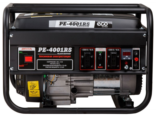 Генератор бензиновый ECO PE-4001RS ("Black Edition") EC1565-1
