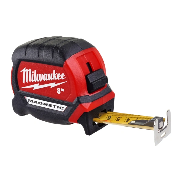 Рулетка магнитная Milwaukee Magnetic GEN III 8м / ширина 27мм (замена для 48227308) 4932464600
