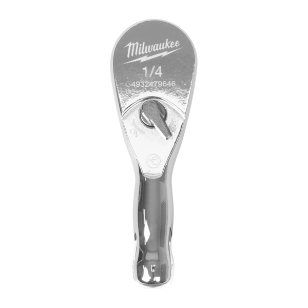 Вороток с трещоткой укороченный Milwaukee 1/4'' - 76 мм 4932479646 Вороток с трещоткой укороченный Milwaukee 1/4'' - 76 мм 4932479646
