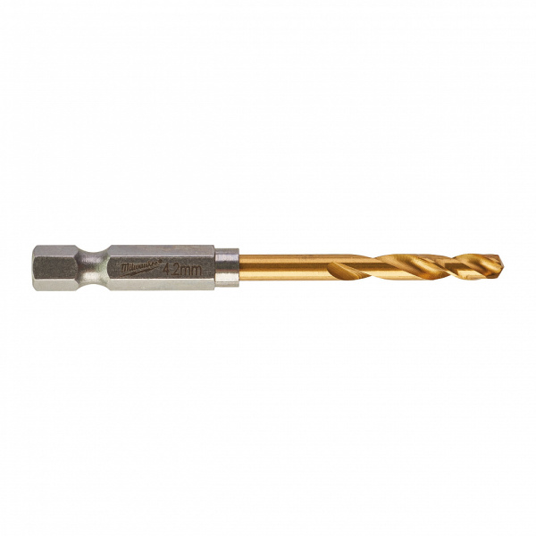 Сверла по металлу Shockwave HSS-G Tin Red Hex. Shockwave HSS-G TiN Red Hex 4.2 mm - 1 pc 48894709