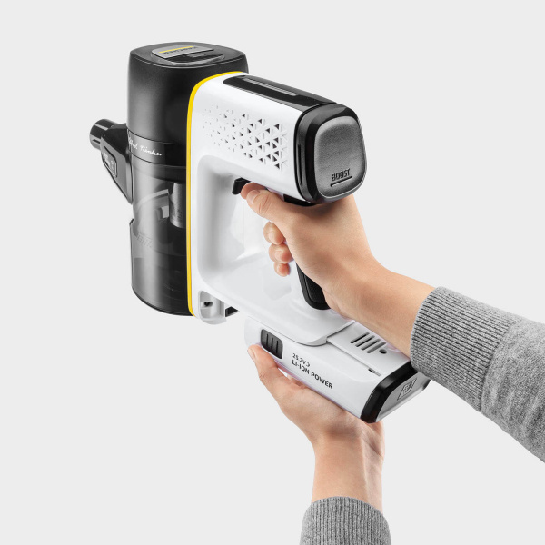 Аккумуляторный вертикальный пылесос Karcher VC 7 Signature Line 1.198-750.0