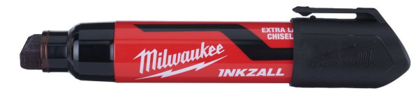 Маркер Milwaukee INKZALL™ для стройплощадки супер-большой XL черный 4932471558