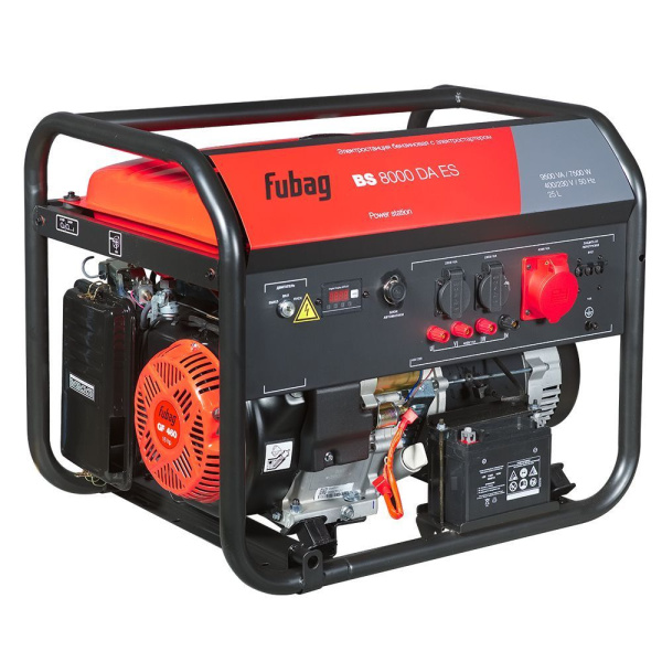 Генератор бензиновый FUBAG BS 8000 DA ES с электростартером и коннектором автоматики 641088