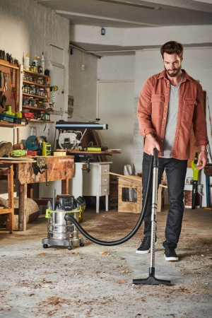 Пылесос строительный RYOBI R18WDV-0 ONE + (без АКБ и ЗУ) 5133004724
