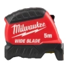 Рулетка Milwaukee PREMIUM широкая WIDE BLADE 5м (ширина полотна 33мм) GEN II (замена для 4932471815) 4932499203