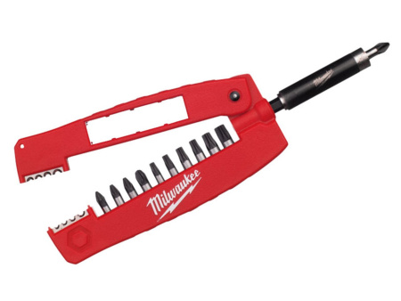 Набор бит Milwaukee SHOCKWAVE "Крокодил №2" (12шт) (дисплей 10шт) 4932430910