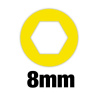 Отвертка торцевая магнитная Milwaukee HOLLOWCORE™ сквозная SW8 (отверстие под М5) (замена для 48222535) 4932479888
