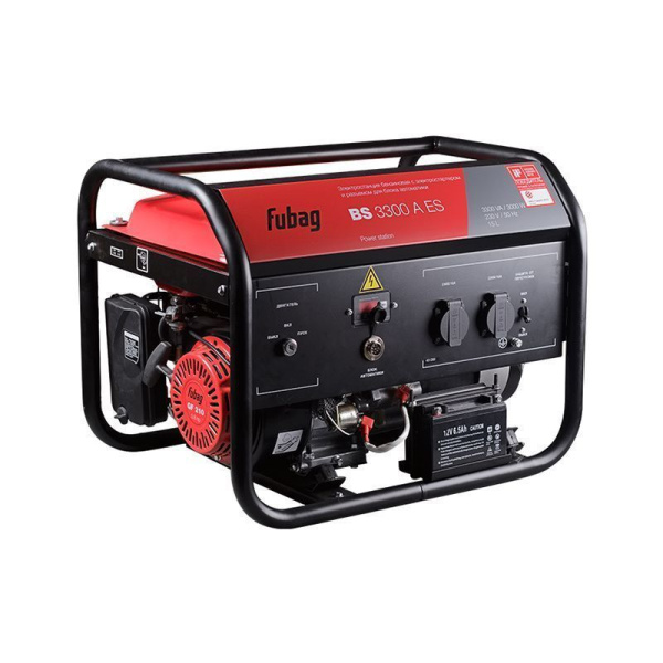 Генератор бензиновый FUBAG BS 3300 A ES с электростартером и коннектором автоматики 646469