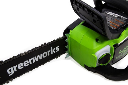 Цепная пила аккумуляторная Greenworks 40V GD40CS18K2 (1хАКБ 2Ач и ЗУ) 40см 2005807UA Цепные пилы
