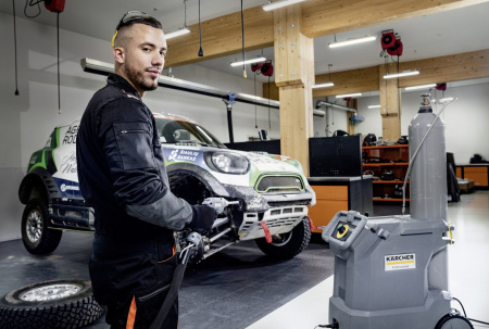 Аппарат для очистки сухим льдом со встроенным генератором сухого льда Karcher IB 10/8 L2P 1.574-200.0