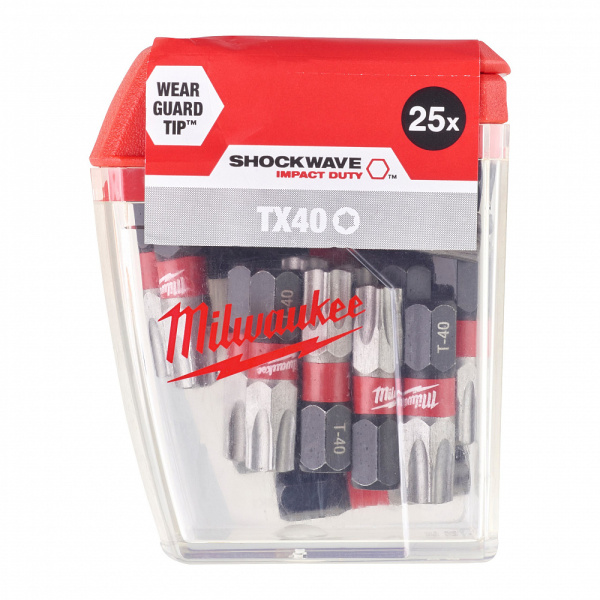 Биты TX Shockwave Impact Duty&trade; Биты Shockwave IR TX 40 x 25 мм (25 шт.)... 4932430889
