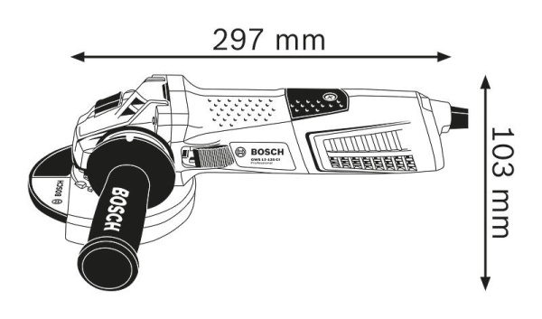 Болгарка Bosch GWS 13-125 CI (6017900) 6017900 Болгарка Bosch GWS 13-125 CI (6017900) 6017900