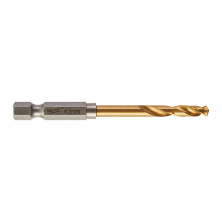 Сверла по металлу Shockwave HSS-G Tin Red Hex. Shockwave HSS-G TiN Red Hex 4.5 mm - 1 pc 48894710