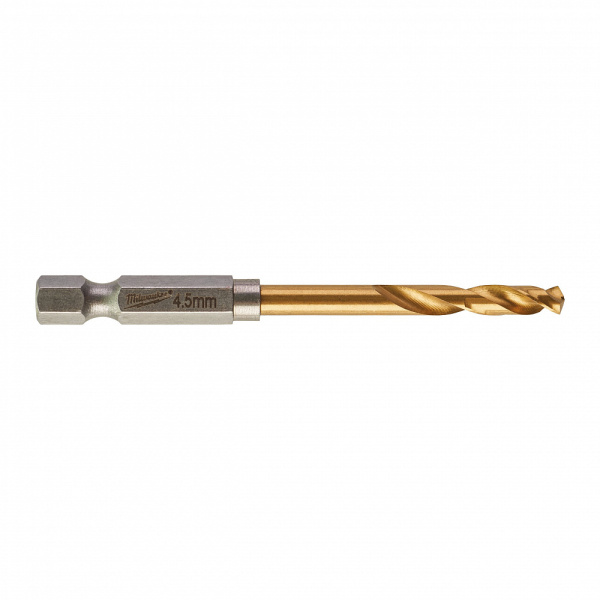 Сверла по металлу Shockwave HSS-G Tin Red Hex. Shockwave HSS-G TiN Red Hex 4.5 mm - 1 pc 48894710