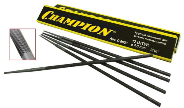 Напильник 4,0 (12 шт) CHAMPION C8001