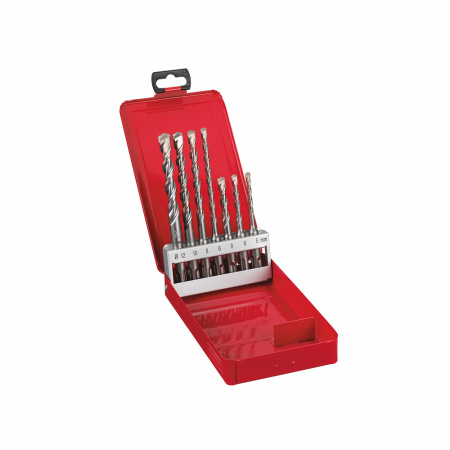 SDS-Plus M2 буры с 2-мя режущими кромками / кассета Набор из 7 буров SDS-Plus 4932352339