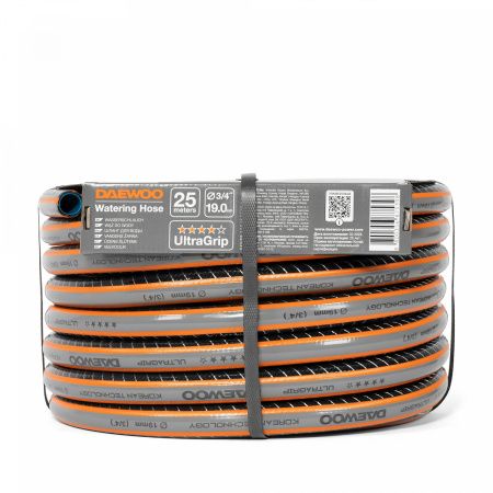 Шланг поливочный 3/4 " (19мм) DAEWOO UltraGrip 25 метров DWH 5134