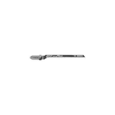 Пилка BOSCH для лобзика T 119 ВO Basik for Wood (в упаковке 5 шт.)