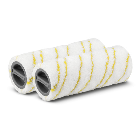 Комплект роликовых щеток для Karcher FC, желтые, 2 шт