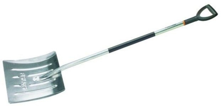 Лопата снеговая Fiskars алюминиевая 53.2х157 см 143060