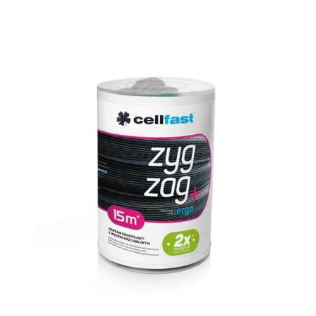 Набор для полива с растягивающимся шлангом Cellfast ZYGZAG 7,5 м-15 м 19-041