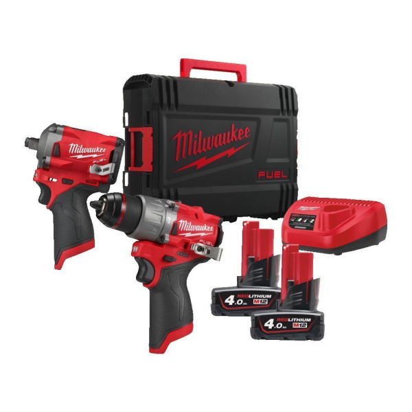 Набор аккумуляторных инструментов Milwaukee M12 FPP2H2-402X 4933492512