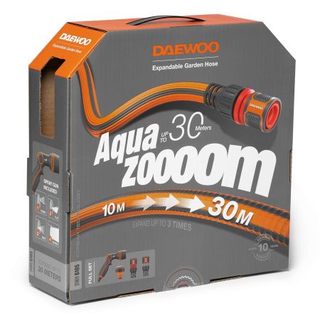 Шланг растягивающийся Aquazoom 10-30м с набором для полива DAEWOO DWH 6105 DWH 6105