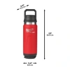 Термос Milwaukee PACKOUT™ CHUG LID красный 710 мл 4932493465