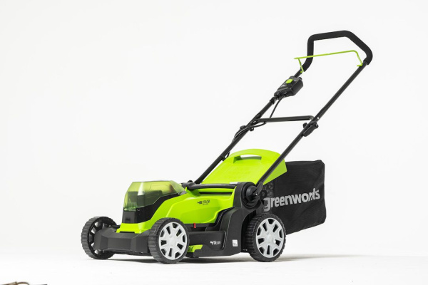 Газонокосилка аккумуляторная Greenworks 24V*2 G24X2LM41K2x (с 2хАКБ 4Ач и ЗУ) 41 см 2512607UD Газонокосилки и сенокосилки