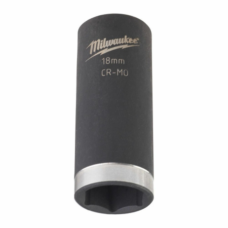 Ударная головка удлиненная 18 mm 3/8" impact socket - long Milwaukee 4932478030