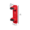 Держатель Milwaukee PACKOUT™ одиночный для триммеров 4932493382